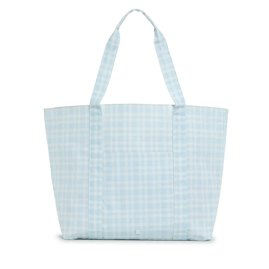 Jumbo Tote- X-Large Tote PIMLICO PLAID BLUE