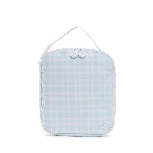 LUNCH BOX Insulated Lunch Bag- PIMLICO PLAID BLUE