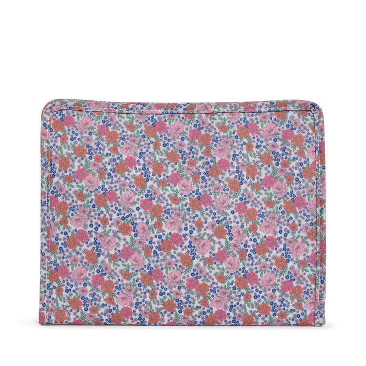 ROADIE LARGE Zip Pouch- GARDEN FLORAL
