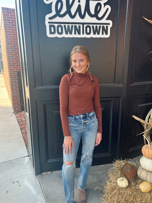 Turtleneck Top
