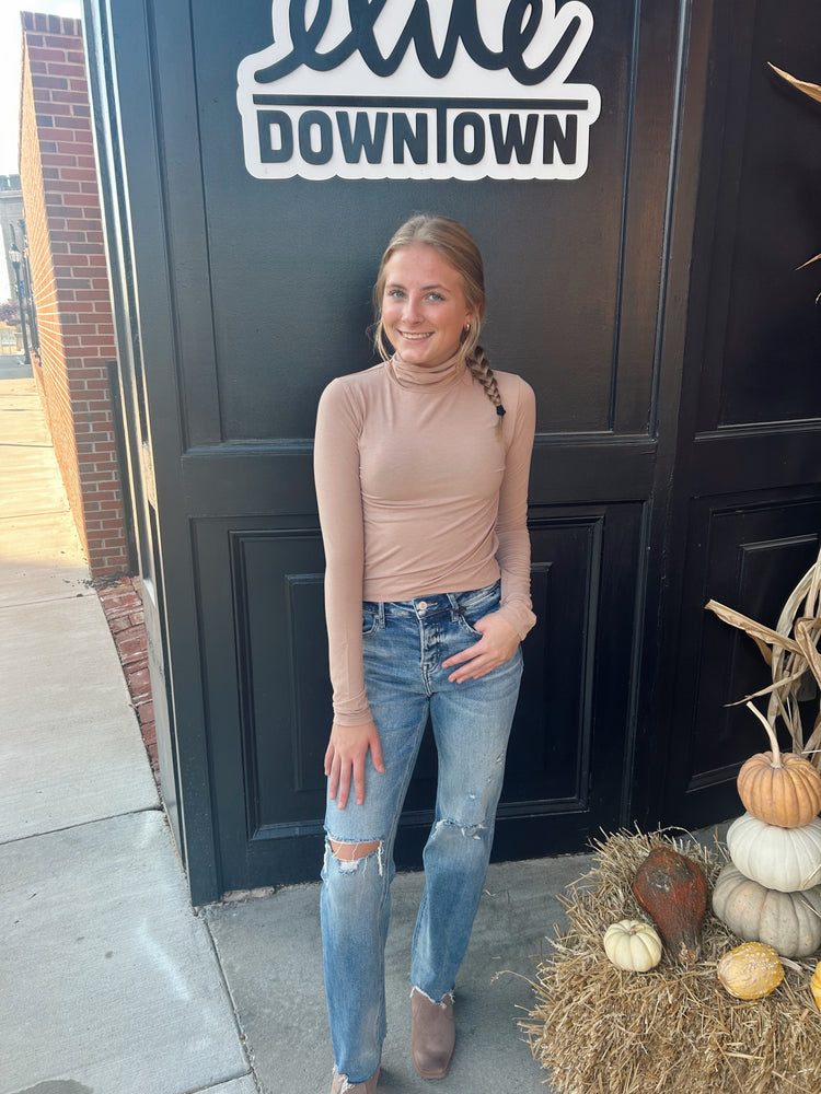 Turtleneck Top