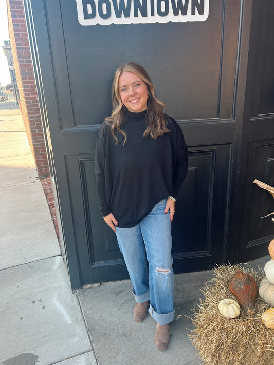 Turtleneck Sweater Top