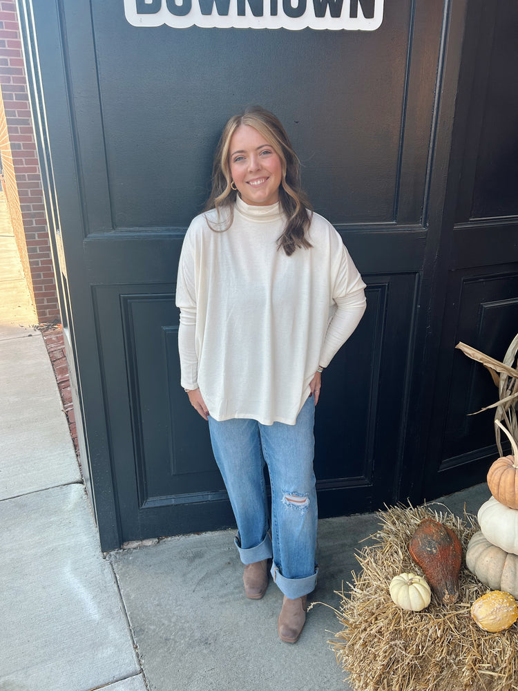 Turtleneck Sweater Top