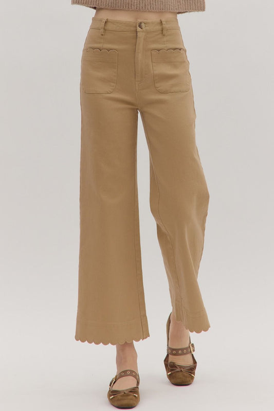 Scalloped Edged Pants