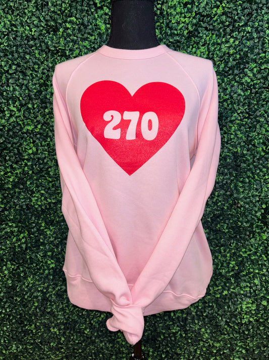 270 Heart Crewneck