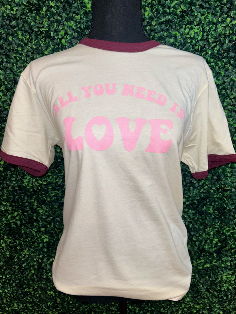 All You Need is LOVE Ringer Tee