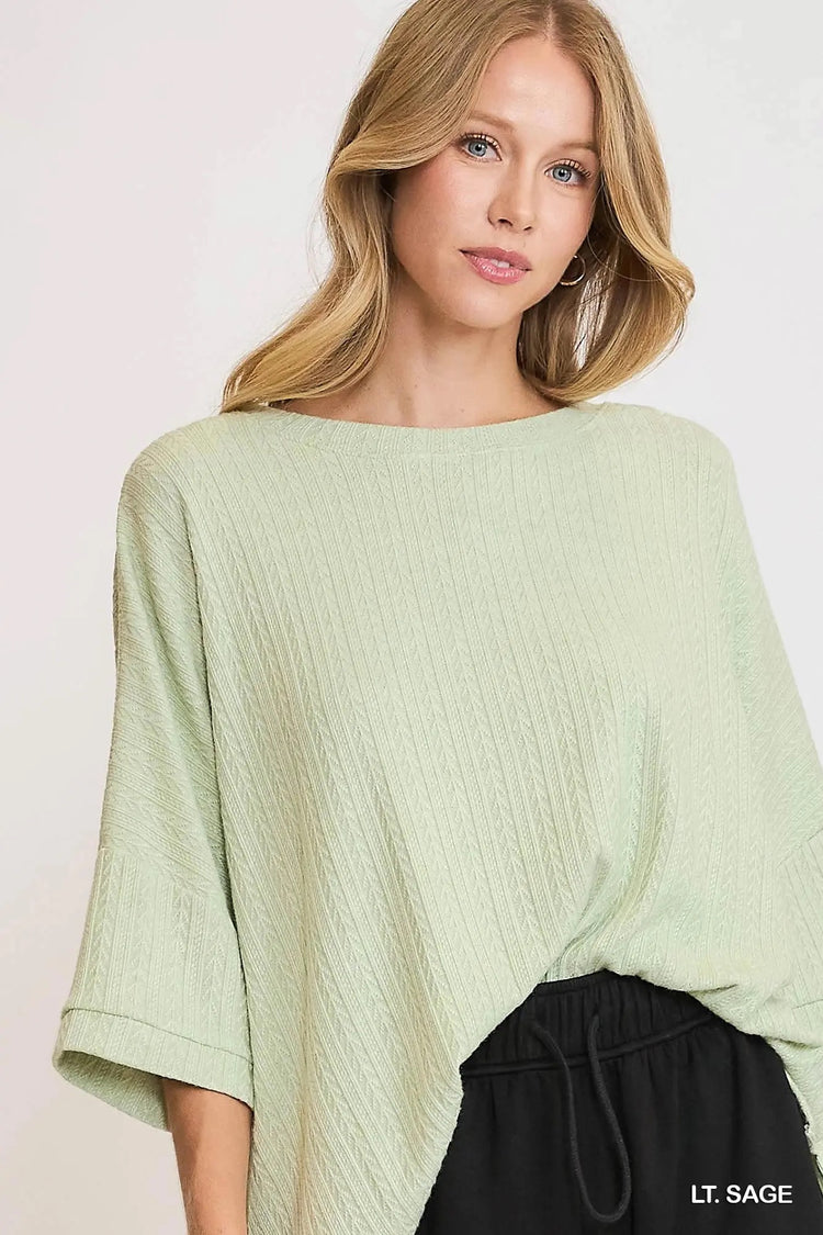 Soft Touch Oversized Top