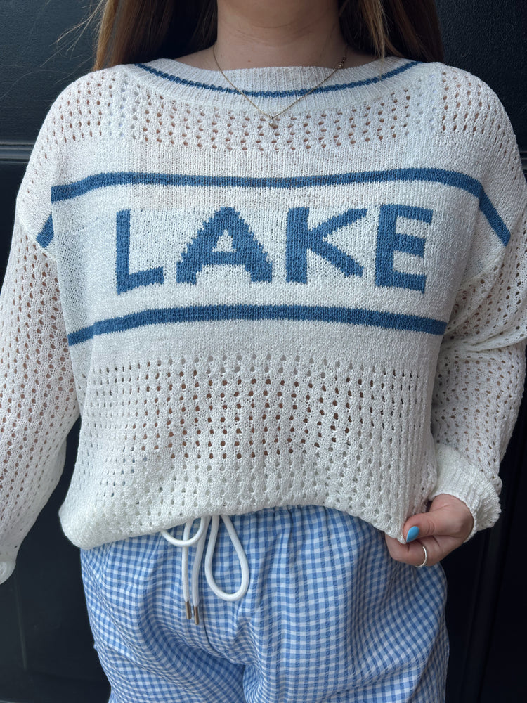 Light Knit LAKE Pullover Sweater