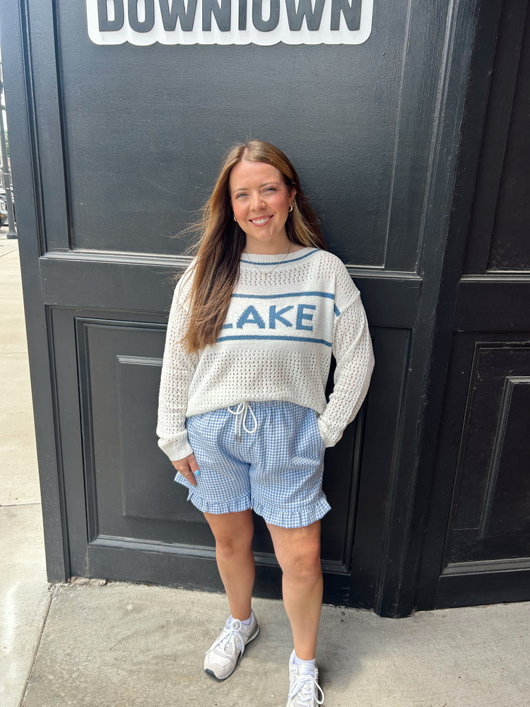 Light Knit LAKE Pullover Sweater