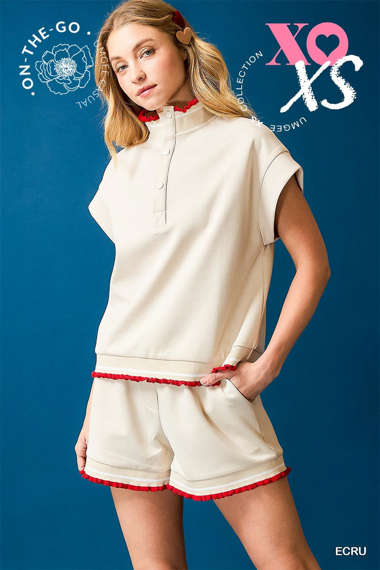 Luxeknit Ruffle Trim Set