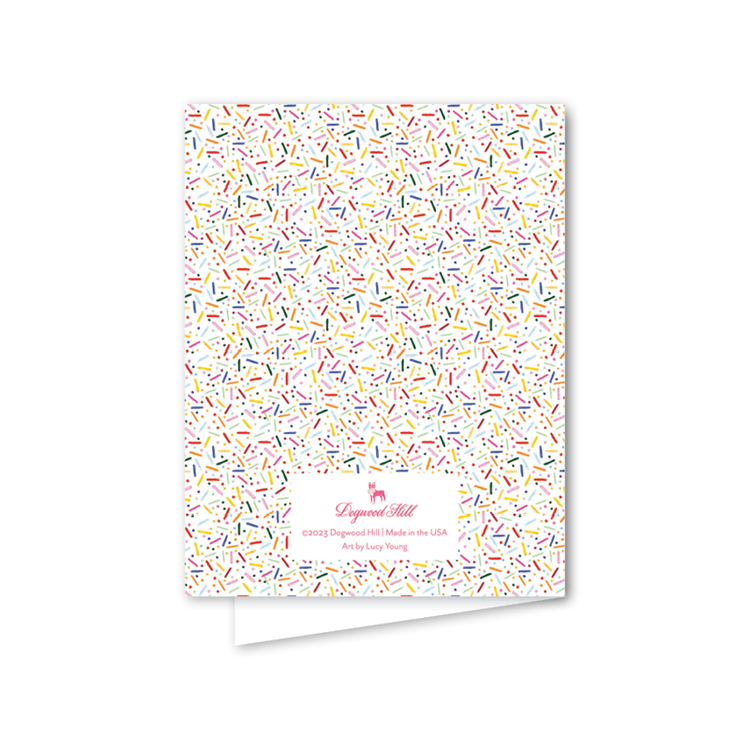 Funfetti Pink Cake: Single Card