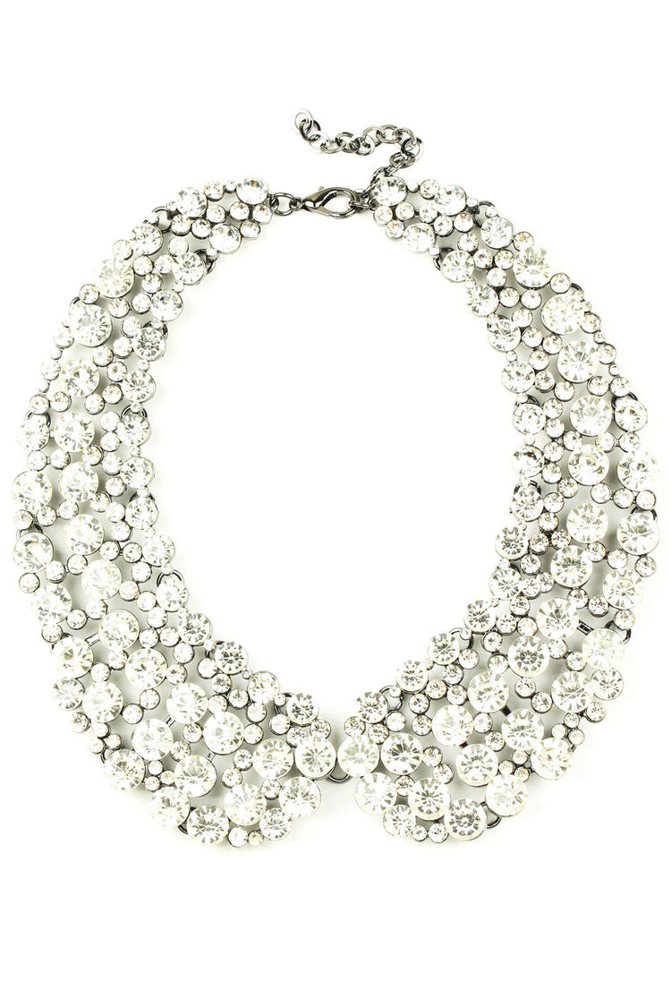 Diana Collar Necklace: Crystal