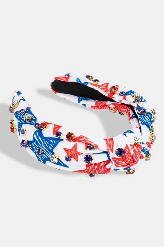 American Star Studded Headband: MULTI