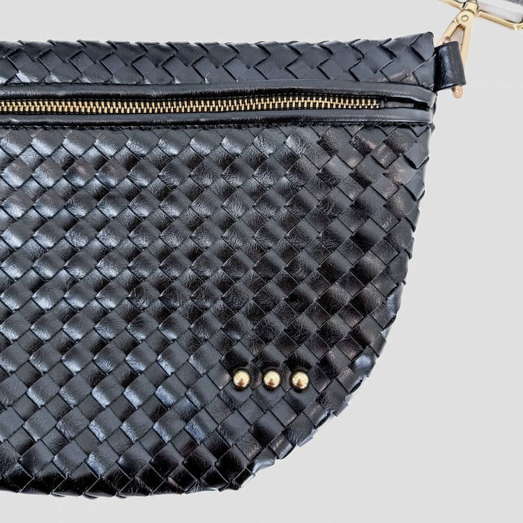 Westlyn Woven Bum Bag Wholesale - Black