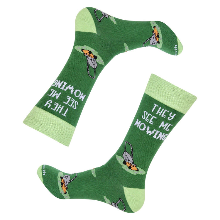 They See Me Mowing Socks