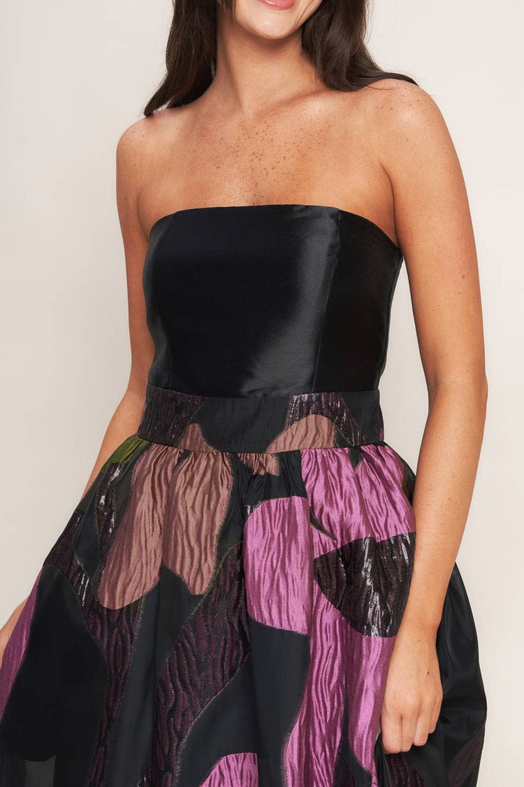 Floral Print Woven Midi Dress