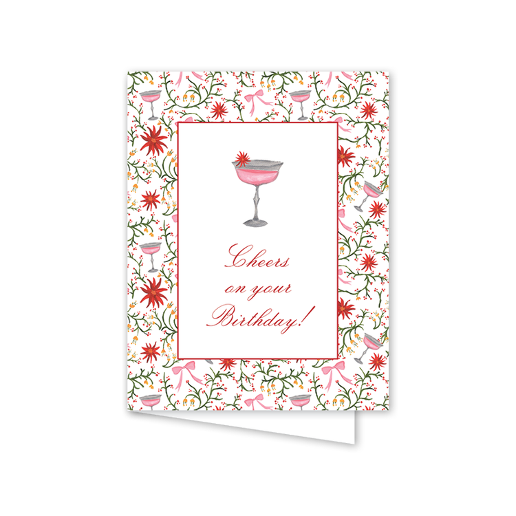 Berry Ribbons Birthday: Single Card
