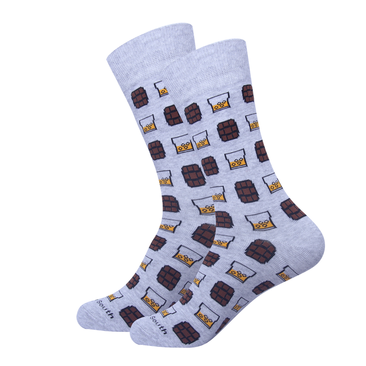Grey On The Rocks Socks