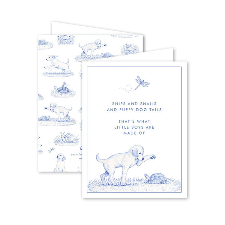 Snips and Snails Poem: Single Card