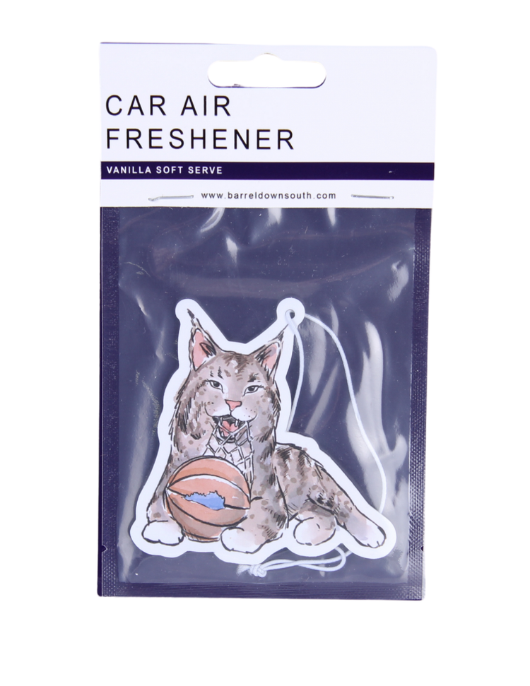 Wildcat with Basketball Kentucky Air Freshener
