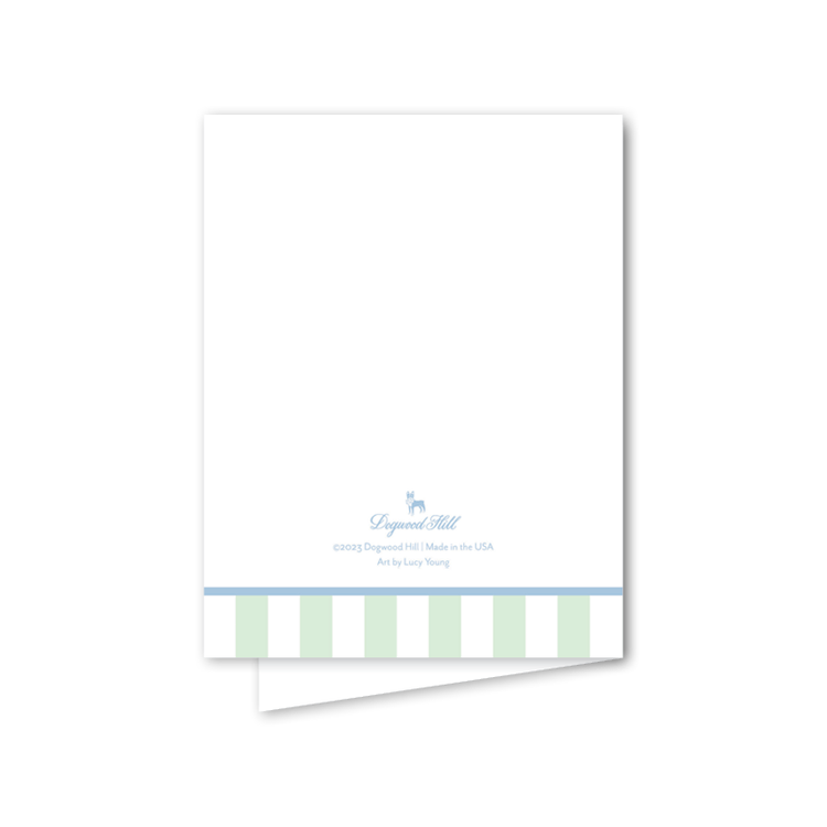 Funfetti Blue Cake Birthday: Single Card