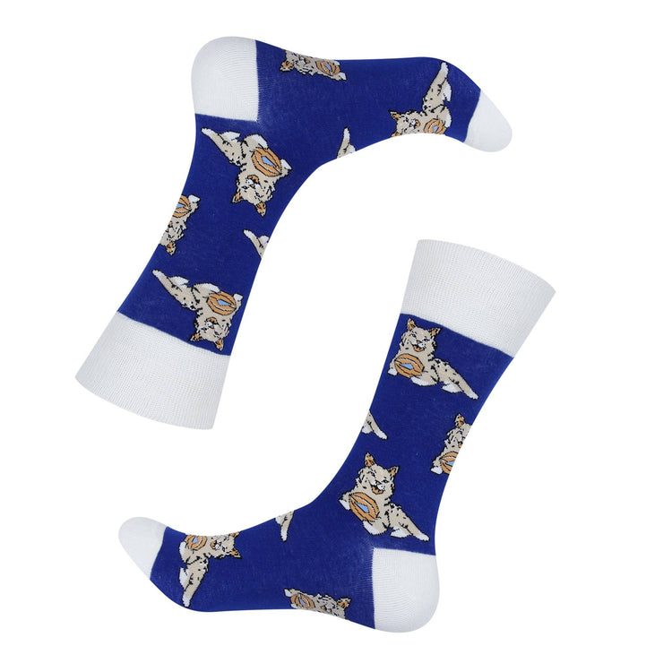 Sitting Wildcat Socks
