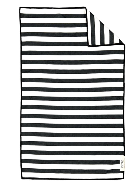 Betsy: Double-Sided Hand Towel: Black/White / 17x27 in / Hand Towel