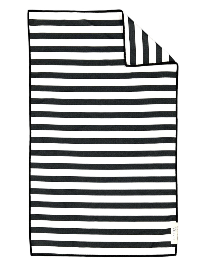 Betsy: Double-Sided Hand Towel: Black/White / 17x27 in / Hand Towel