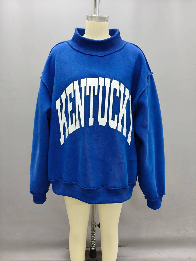 KENTUCKY & KY Reversible Mockneck Sweatshirt