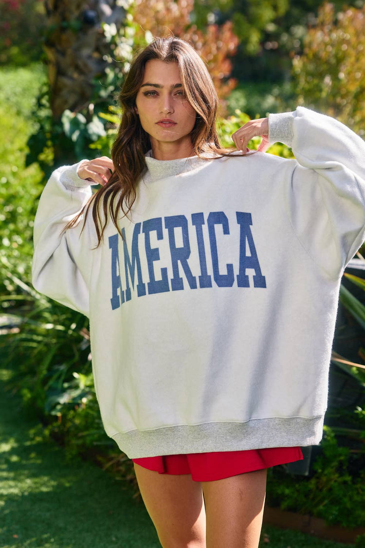 USA Reversible USA/America Graphic Sweatshirt
