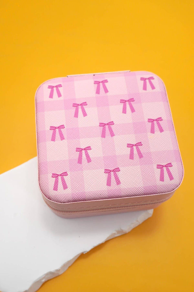 DESIGNED JEWELRY ORGANIZER TRAVEL BOX