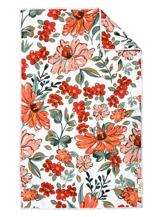 Donna: Double-Sided Hand Towel: White / 17x27 in / Hand Towel
